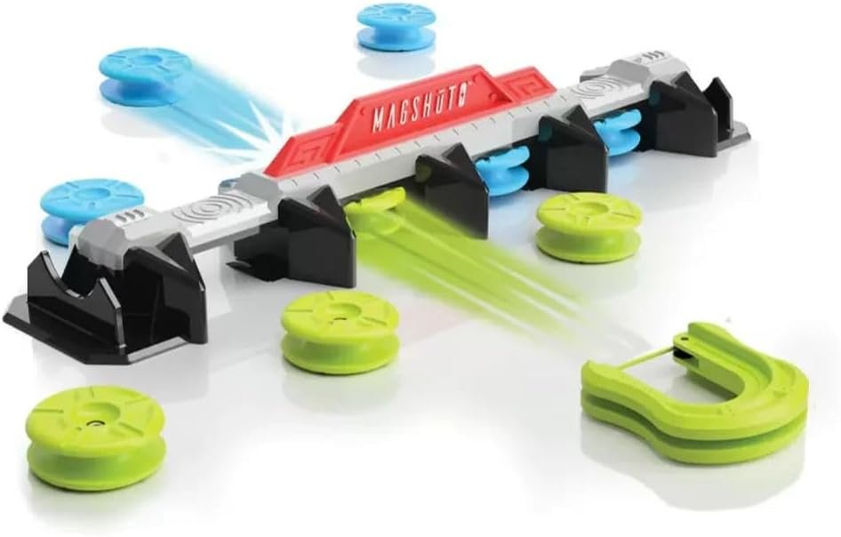 Magshuto Knockout Rail – magnetinis triukų ir taiklumo žaidimas - Image 3