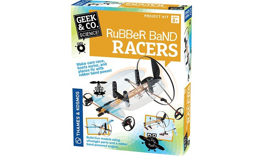 Geek&Co mokslinis rinkinys Rubber Band Racers - Image 2