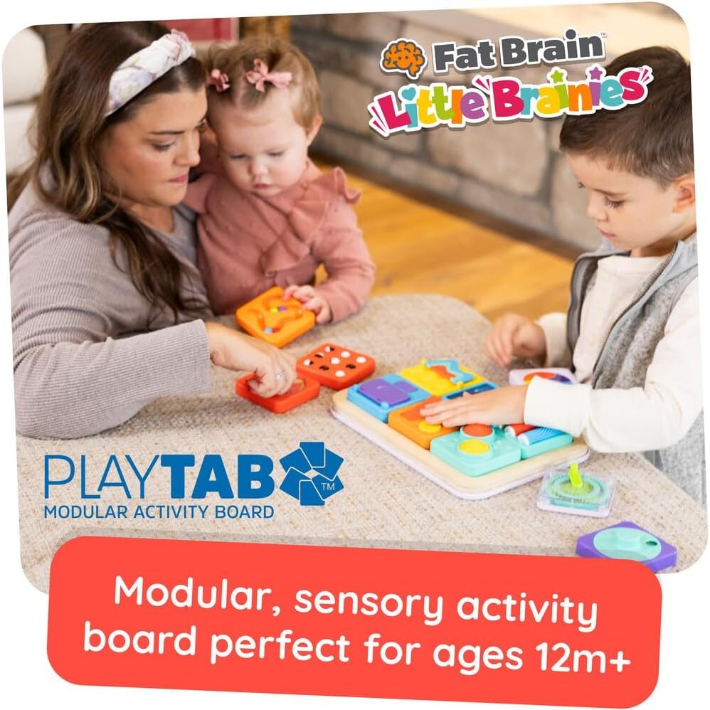 Fat Brain Toys modulinis sensorinis rinkinys „PlayTab“ - Image 3