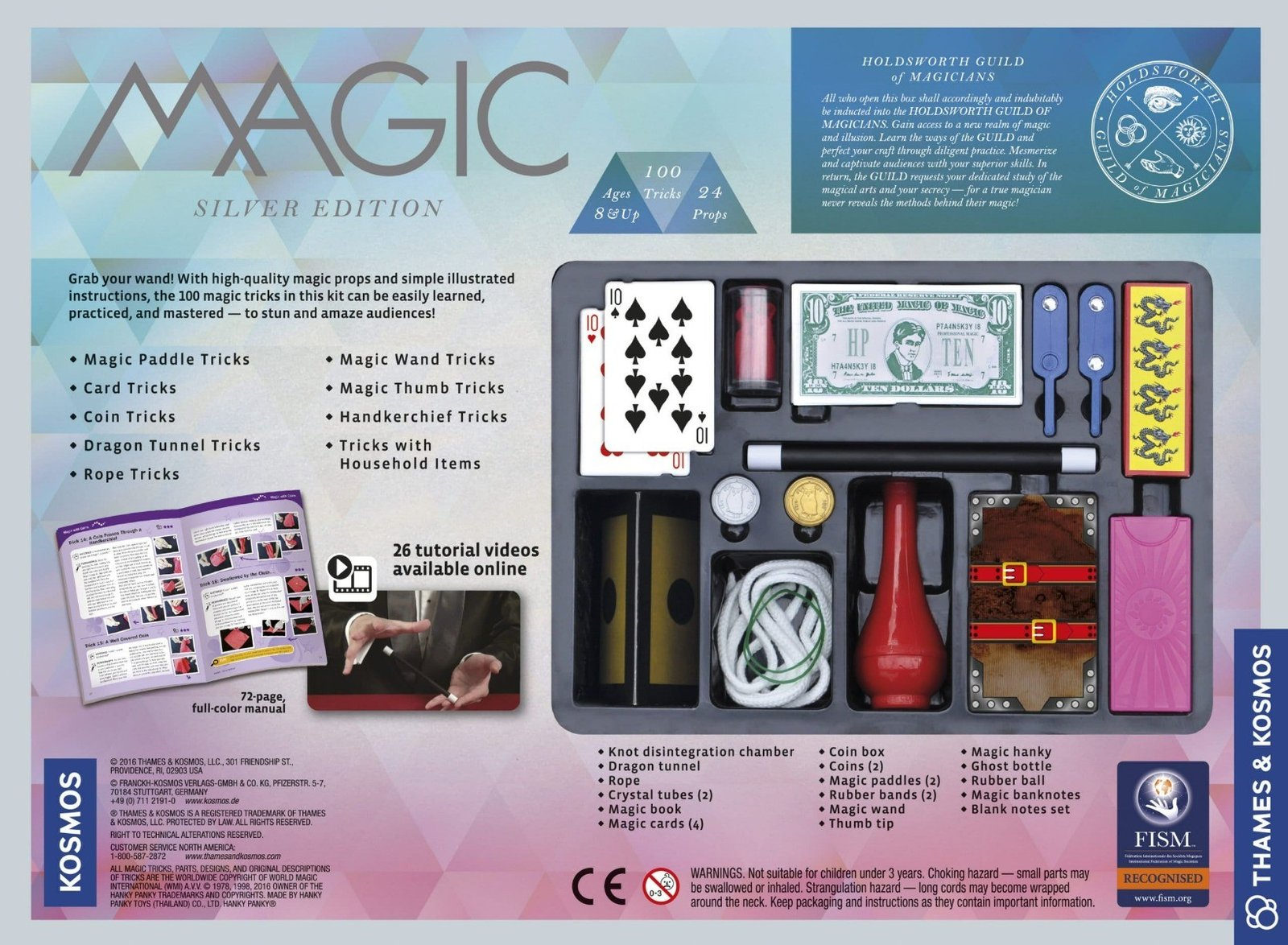 MAGIŠKŲ TRIUKŲ RINKINYS. Sidabrinis leidimas (net 100 triukų) - Image 3