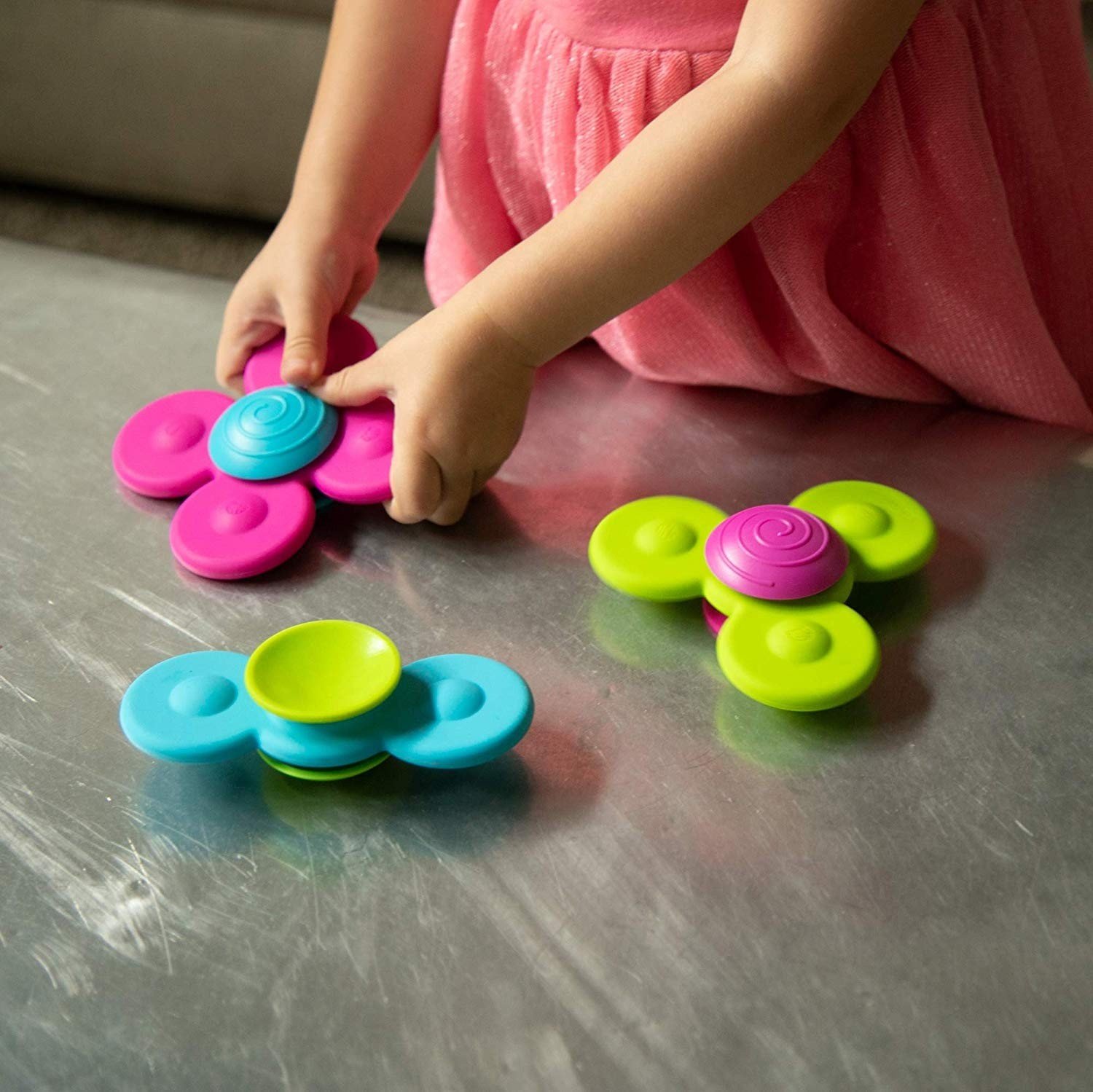 Whirly Squigz Little Brainies – silikoniniai suktukai - Image 4