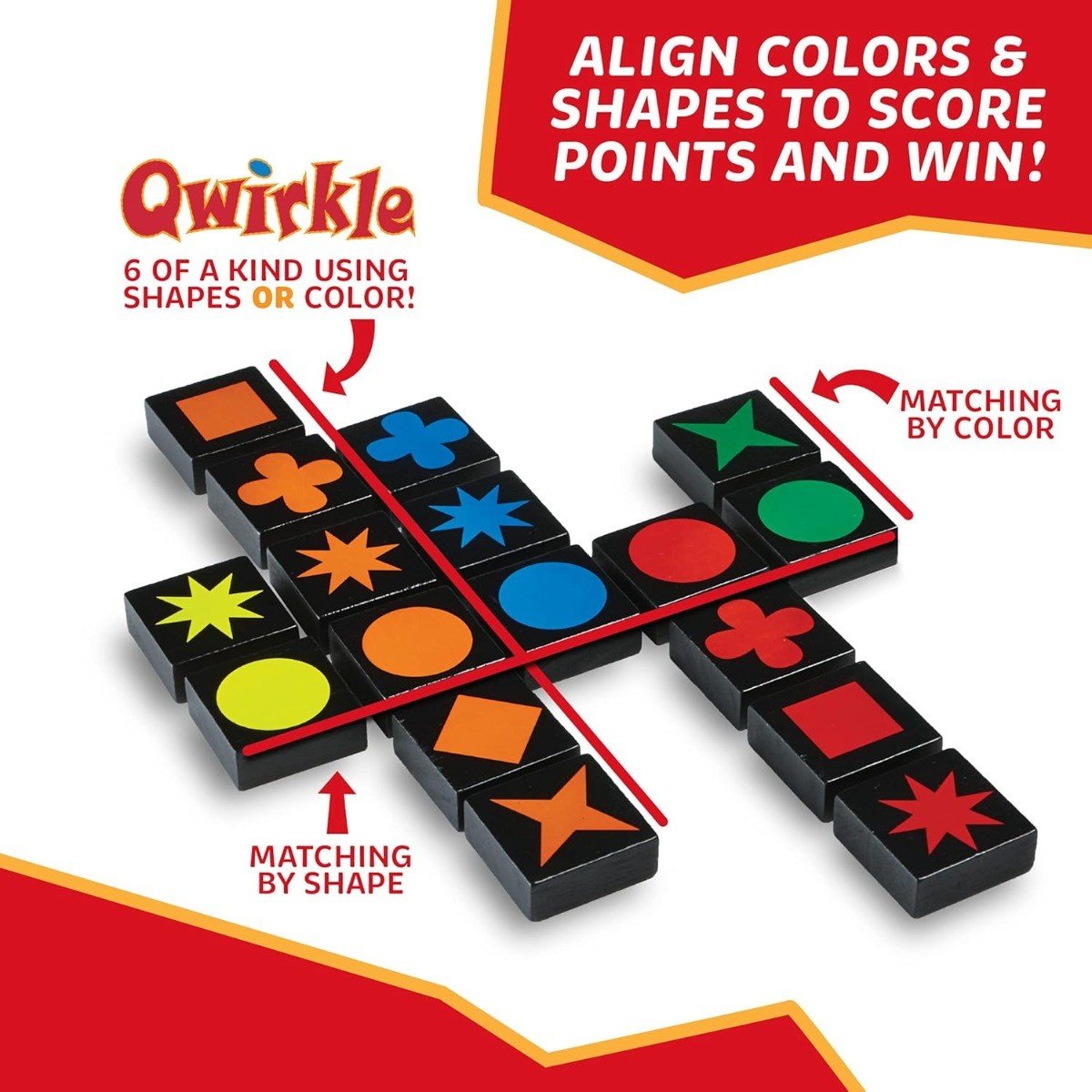 MindWare Strateginis stalo žaidimas „Qwirkle“ - Image 4
