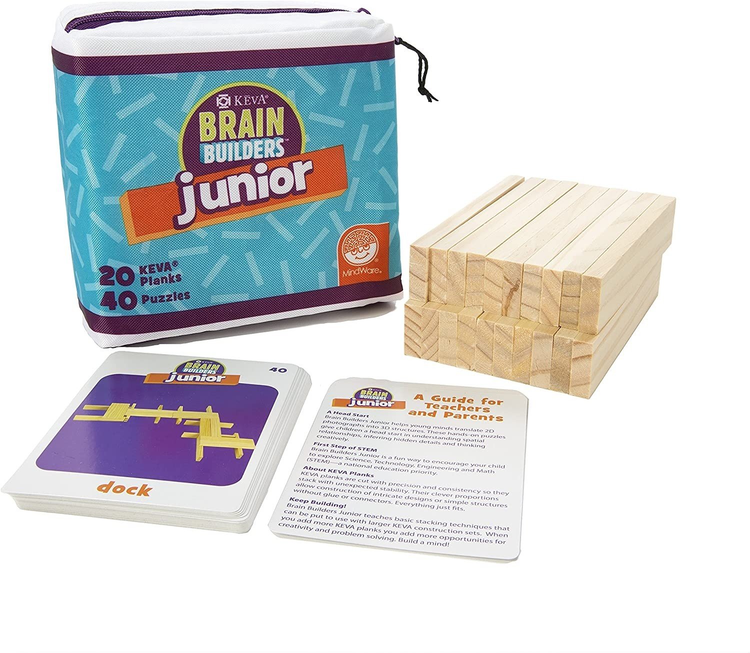 KEVA konstravimo rinkinys „Brain Builders Jr.“ - Image 2