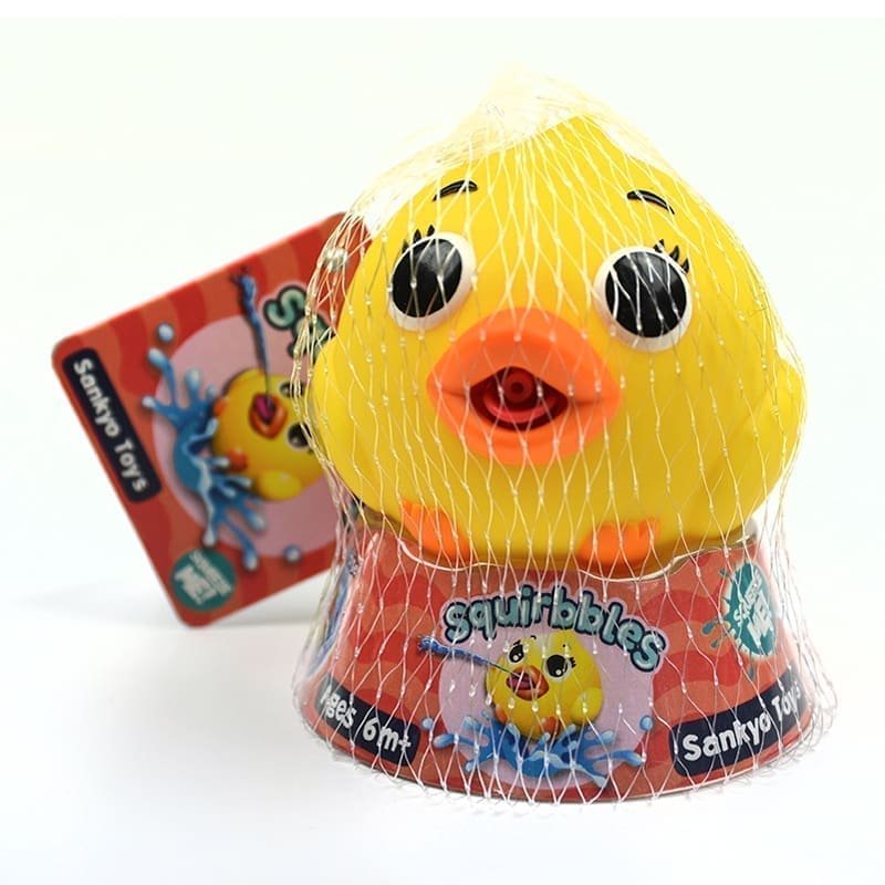 Vonios žaislas „Squirbbles“ Geltonas ančiukas