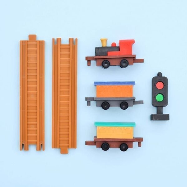 IWAKO trintukų – dėlionių rinkinys „Locomotive Set“
