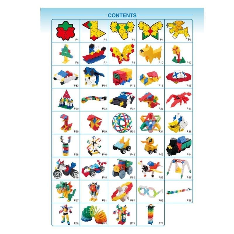 Idėjų žurnalas „LaQ Building Techniques book“ su detalėmis ir schemomis - Image 2