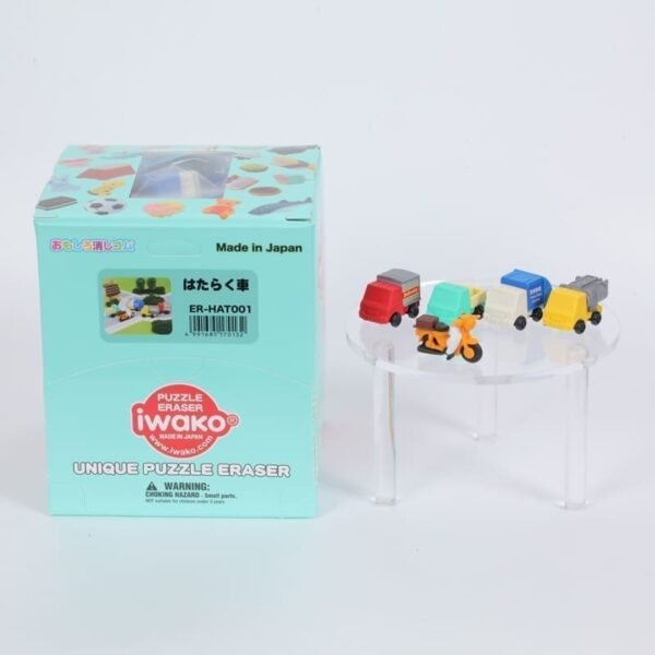 IWAKO trintukai – dėlionės „Service Vehicles“, 60 vnt. Mix