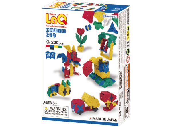 Japoniškas konstruktorius LAQ "Basic 200" pirmasis rinkinys