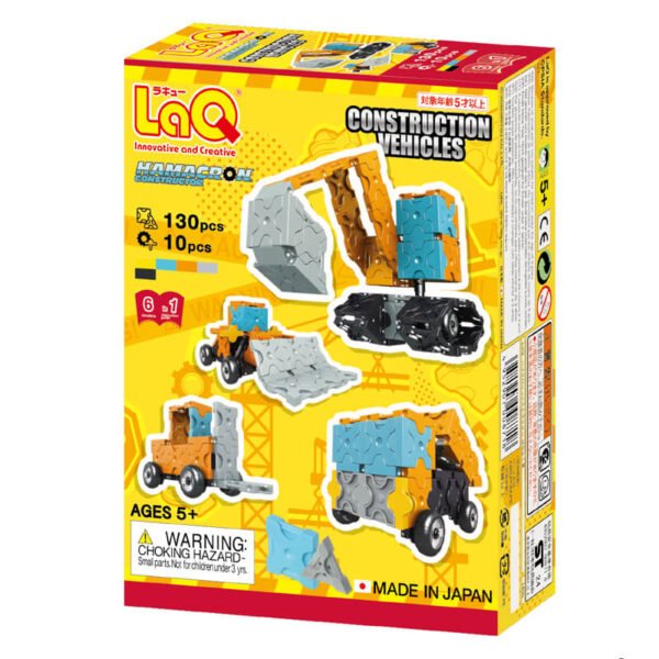 Konstruktorius LaQ "Hamacron Constructor Construction Vehicles"