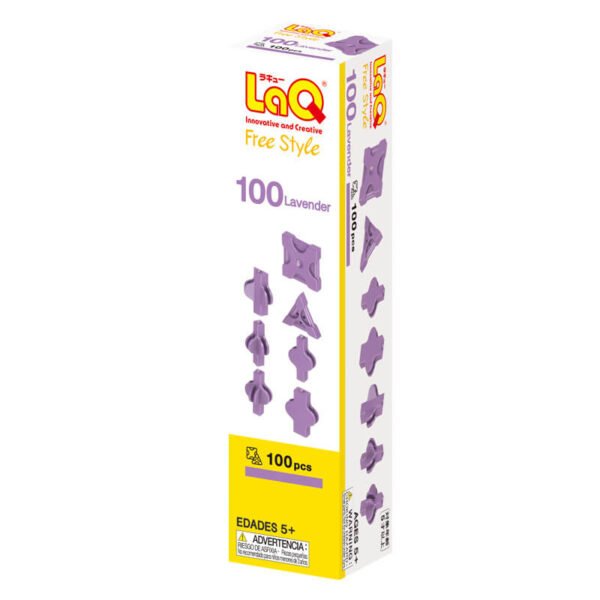 Japoniško konstruktoriaus LaQ detalių papildymas „Free Style 100 Lavender“