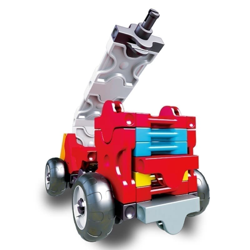 Konstruktorius LaQ „Hamacron Constructor Mini Fire Truck“ - Image 2