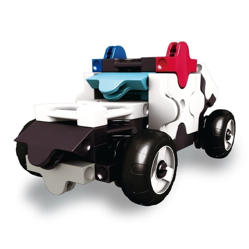 Konstruktorius LaQ „Hamacron Constructor Mini Police Car” - Image 2