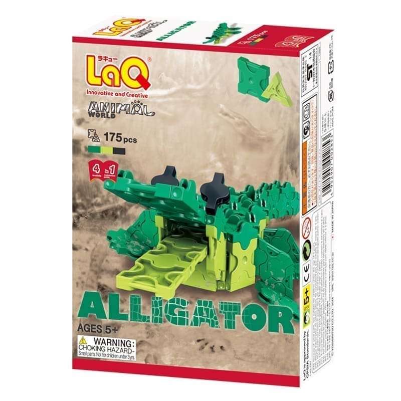 Konstruktorius LaQ „Animal World Alligator“