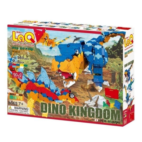 Konstruktorius LaQ „Dinosaur World Dino Kingdom“