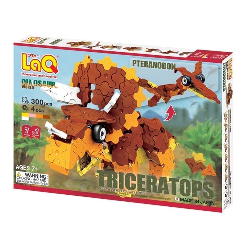 Konstruktorius LaQ „Dinosaur World Triceratops & Pteranodon“