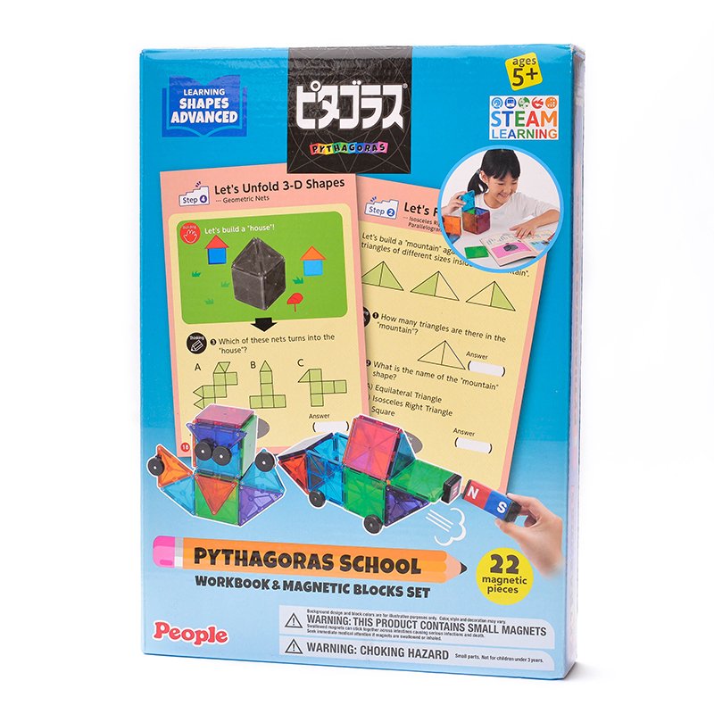 Magnetinis konstruktorius su užduotimis „Pythagoras School Advanced“