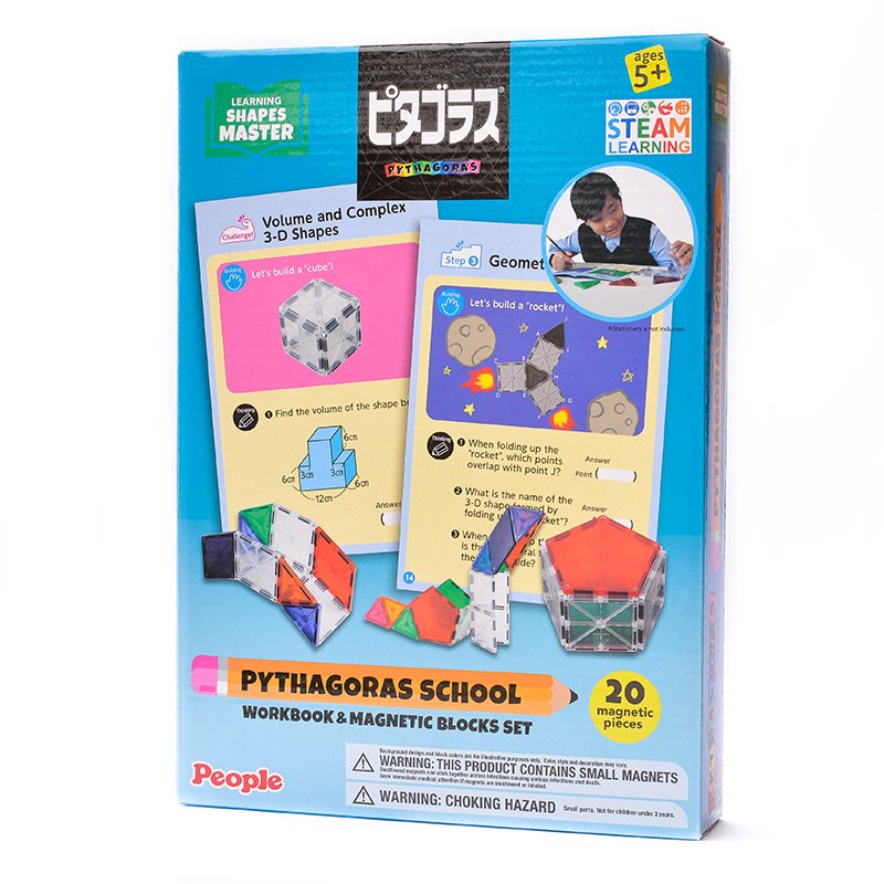 Magnetinis konstruktorius su užduotimis „Pythagoras School Master“