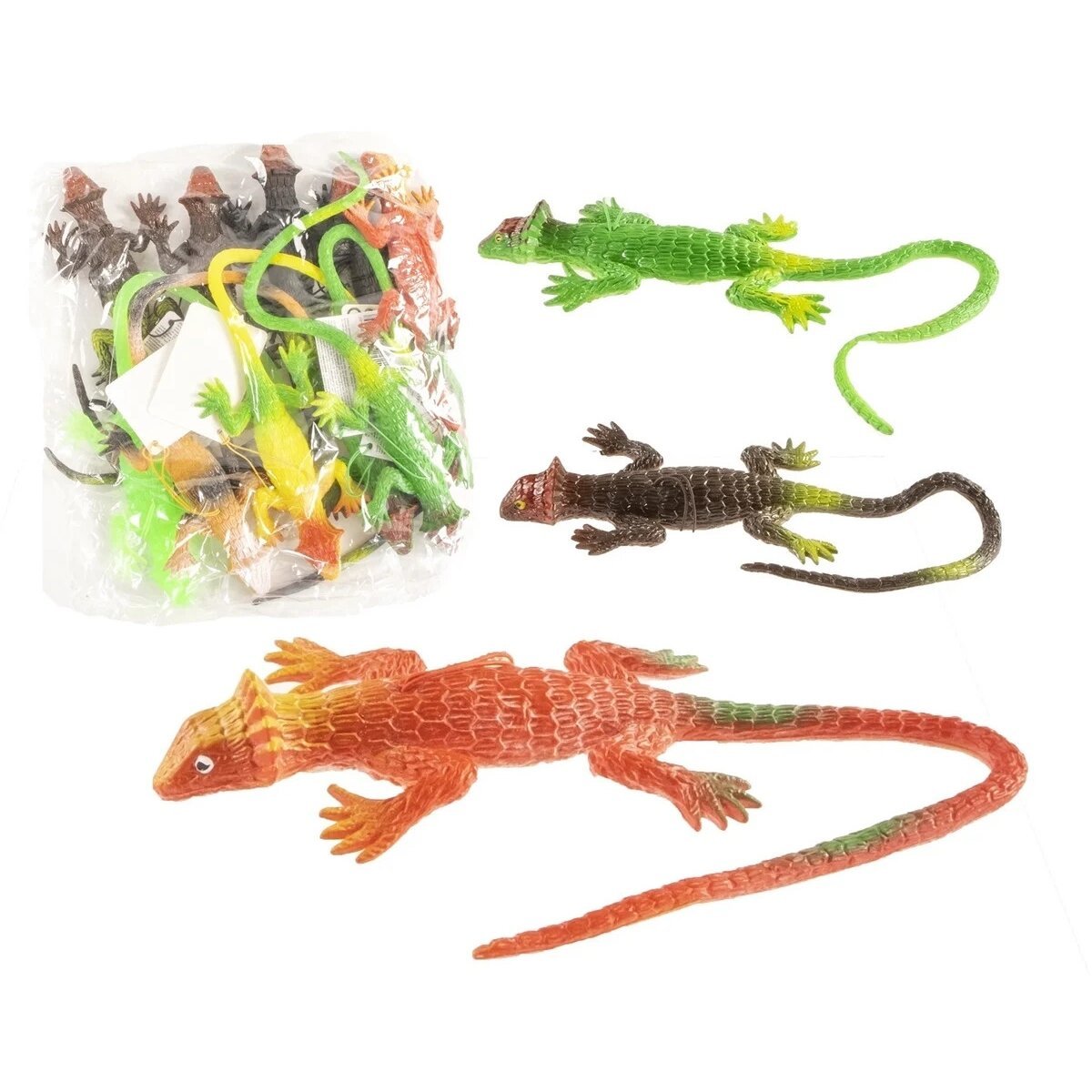 Antistresinis guminis Driežas 30 cm