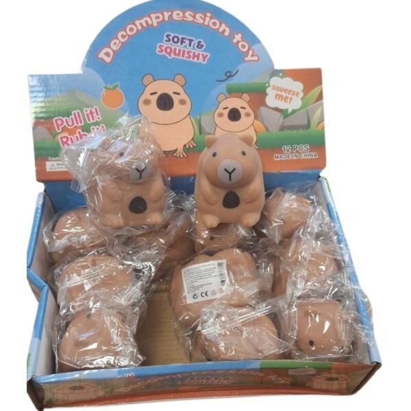 Squishy žaislas kamuoliukas - Kapibara 5 cm