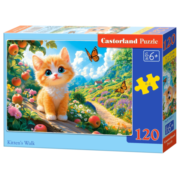 Castorland dėlionė Kitten's Walk 120 det