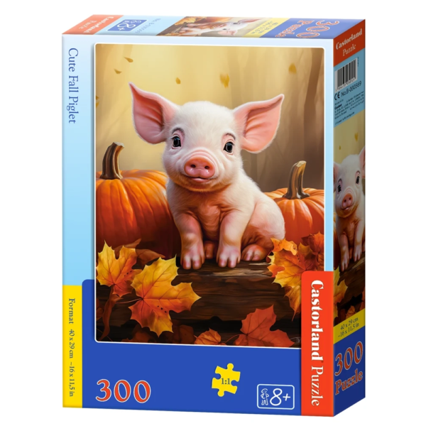Castorland dėlionė Cute Fall Piglet 300 det.