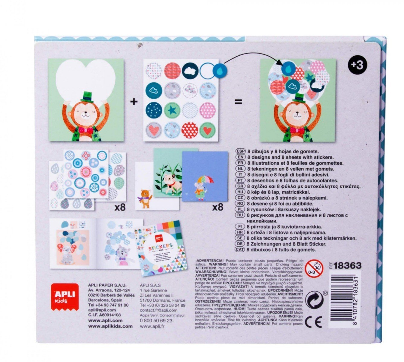 Apli Kids lipdukų žaidimas LAIVAS - Image 3