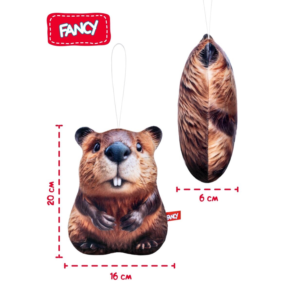 Fancy minkštas Bebras 20 cm - Image 4