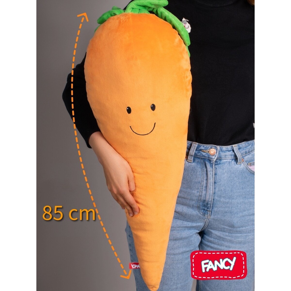 Fancy minkštas žaislas pagalvė Morka 85 cm - Image 3
