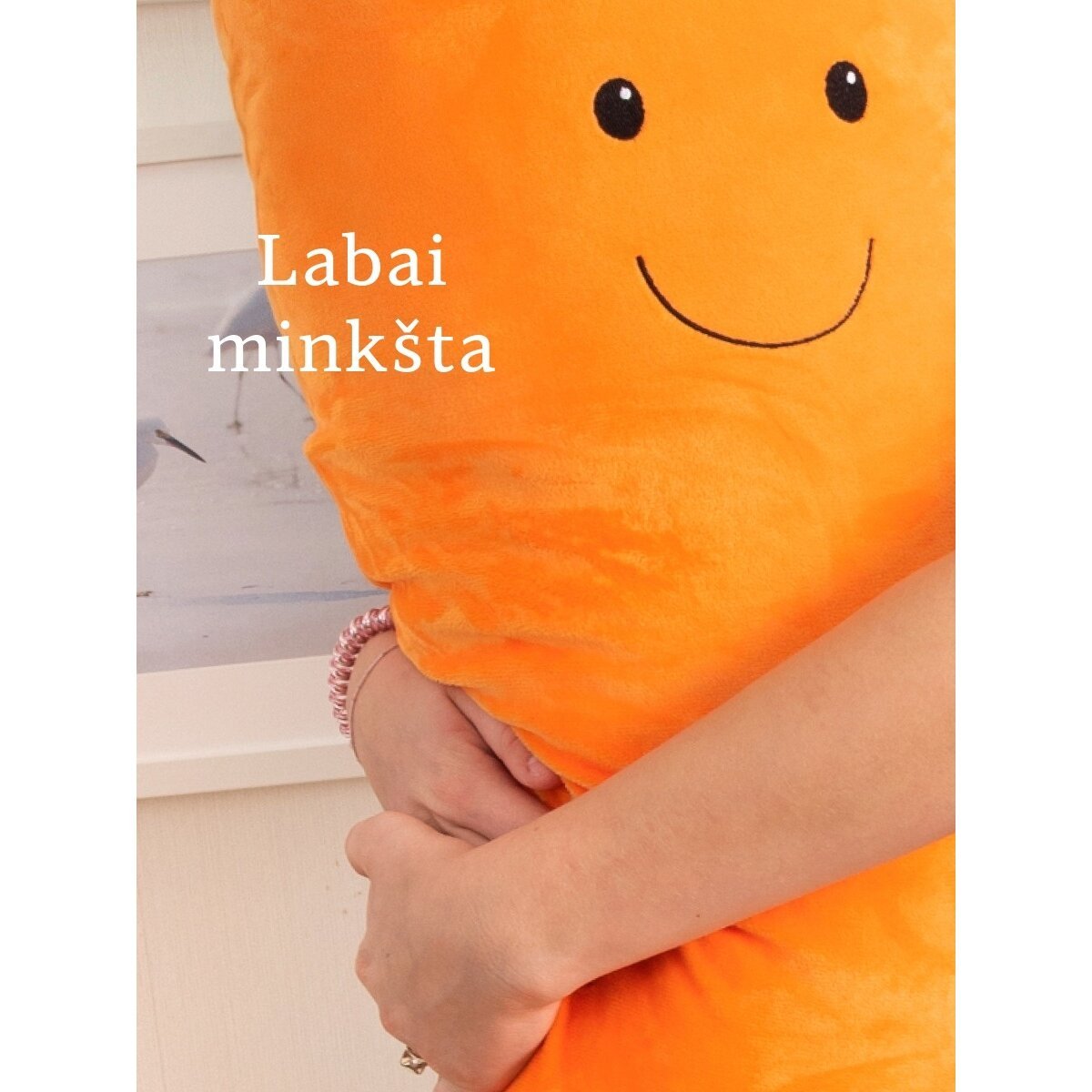Fancy minkštas žaislas pagalvė Morka 85 cm - Image 4