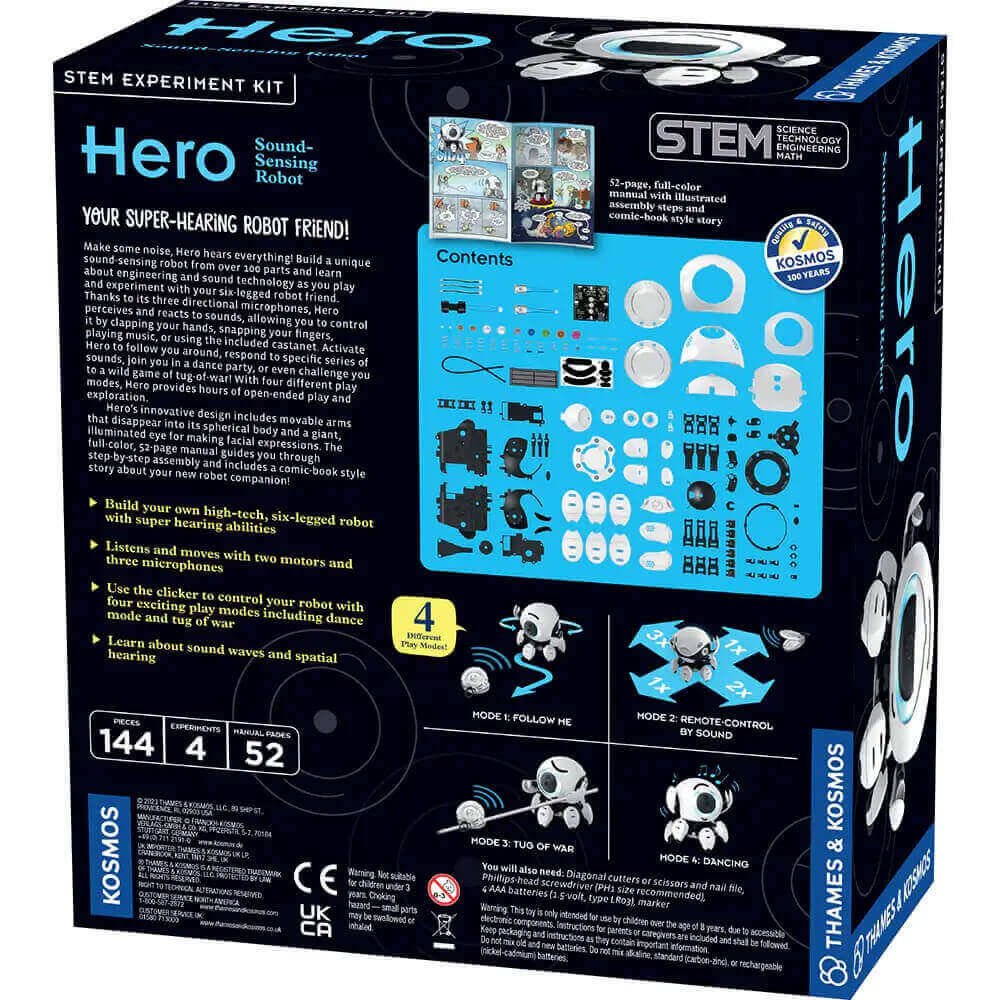 Į garsą reaguojantis robotas – Herojus - Image 2