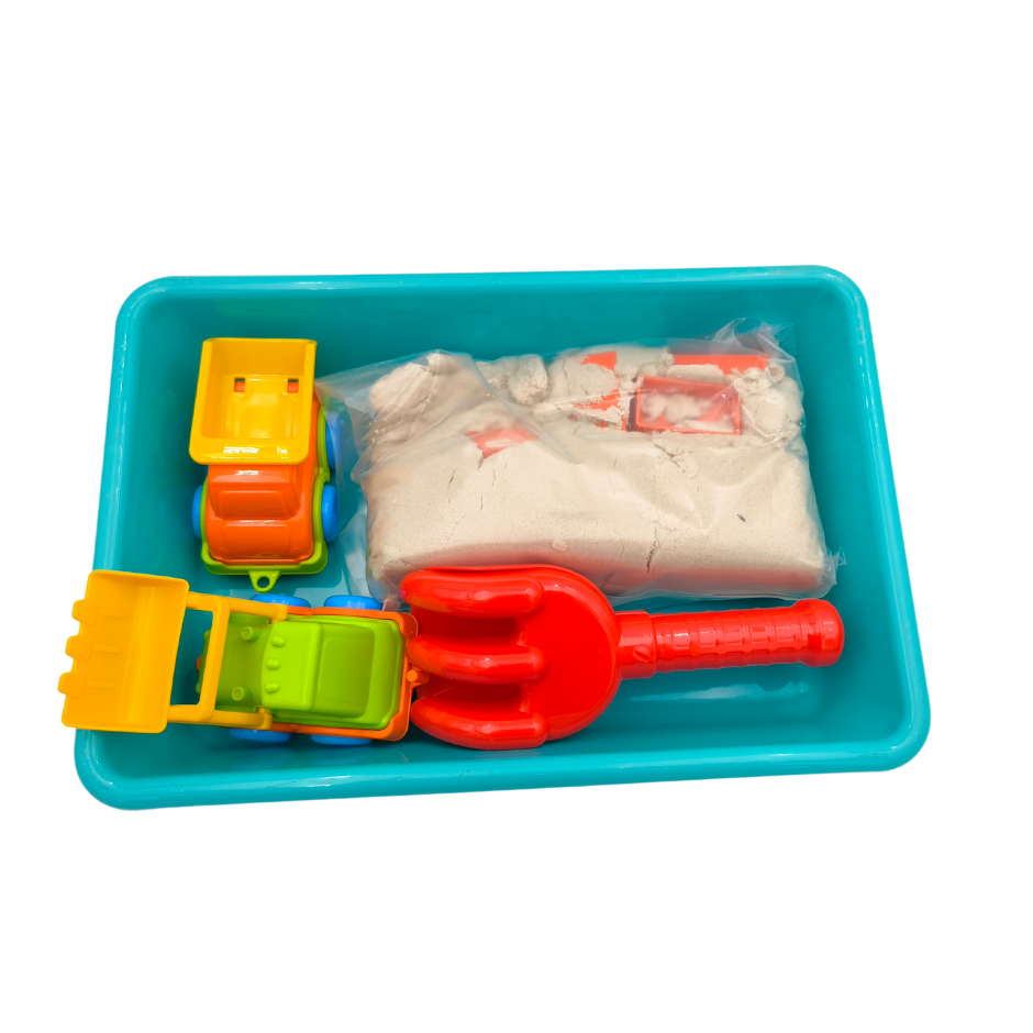 Genio kids rinkinys išmanusis smėlis su smėliadėže Big Construction 1 kg - Image 4