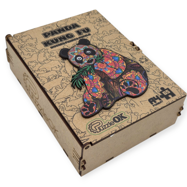 PUZZLEOK medinė dėlionė Panda 65 det