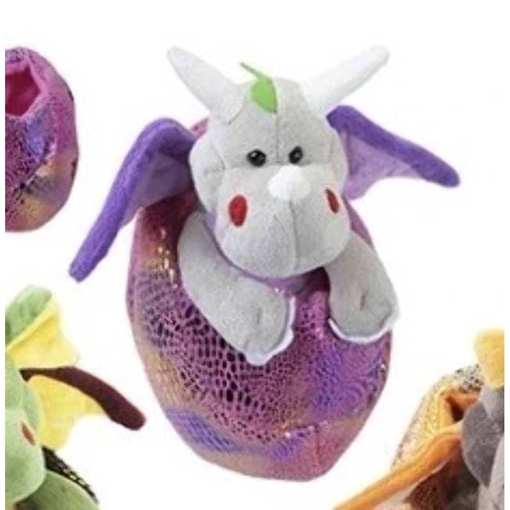 Minkštas drakonas kiaušinyje 20 cm - Image 2