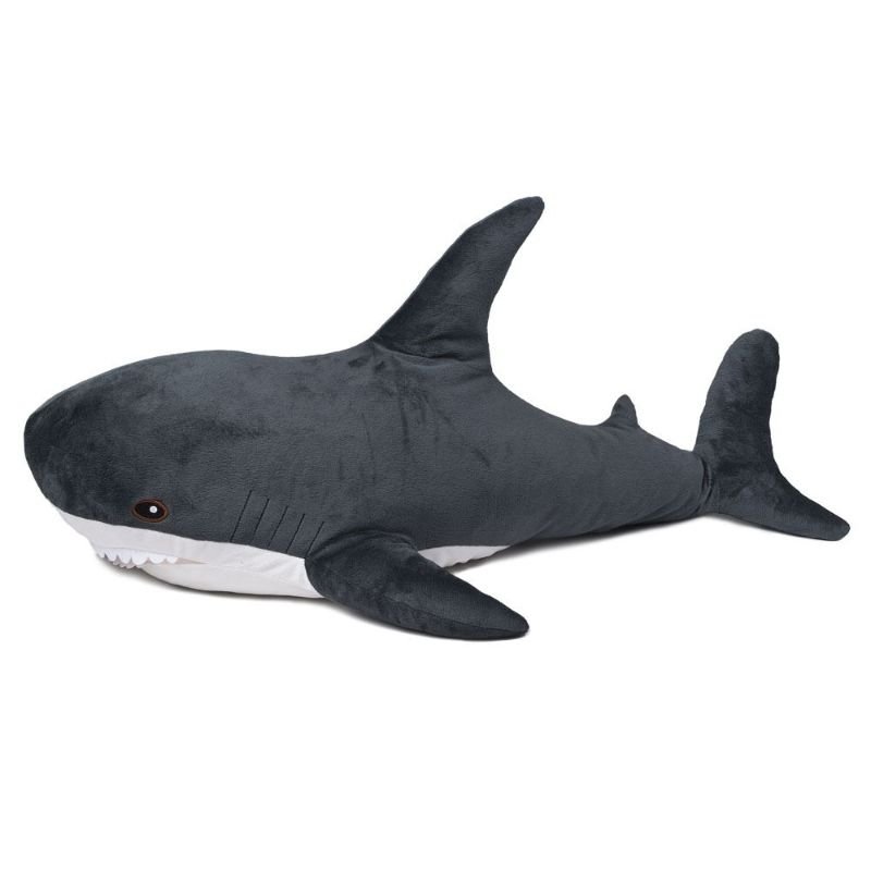 Fancy minkštas žaislas ryklys pilkas 98 cm - Image 2