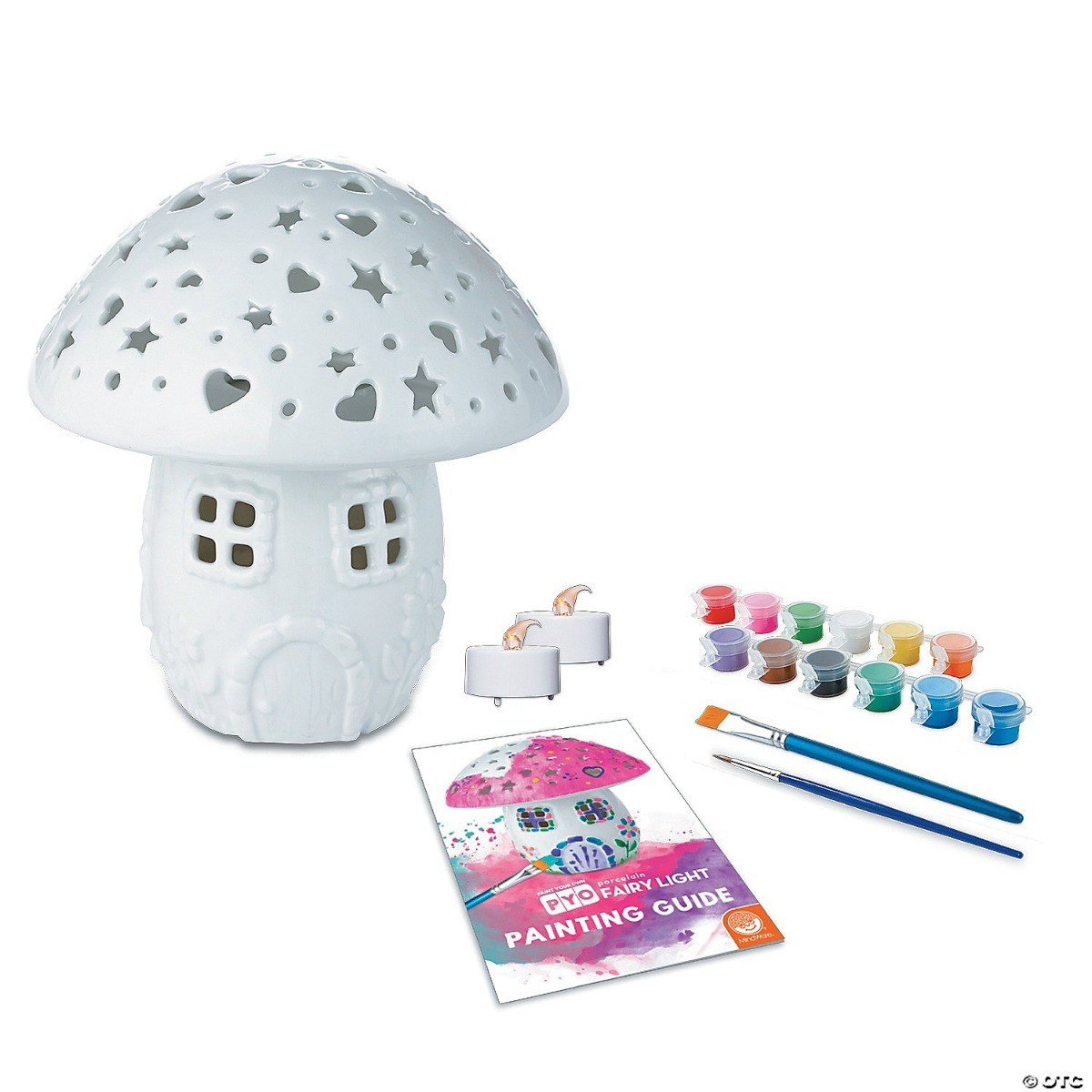 Kūrybinis rinkinys „Paint Your Own Porcelain Fairy Light“ - Image 3