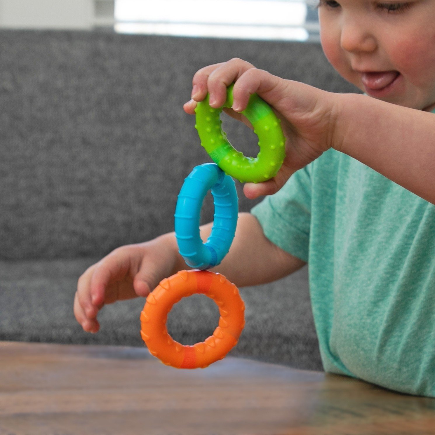 Sensorinis žaislas „Silly rings“ - Image 3