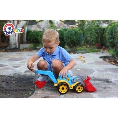 Technok traktorius su dviem kaušais 50 cm - Image 3