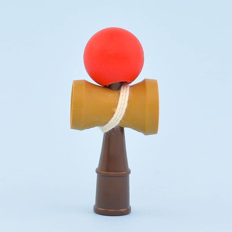 IWAKO trintukas – dėlionė „Kendama“ Brown