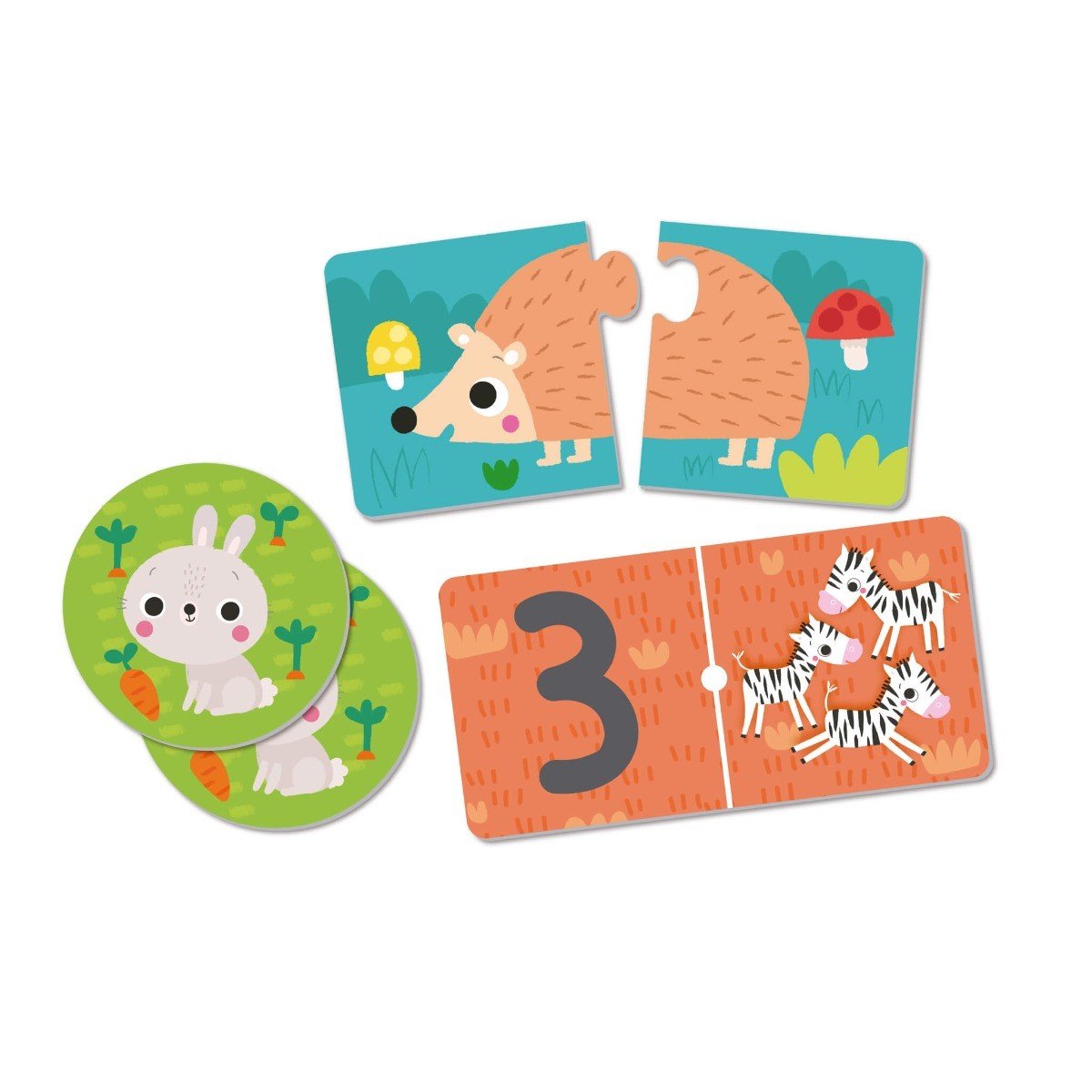 APLI Kids 3 žaidimai: Gyvūnai – dėlionė, domino, atmintis - Image 3