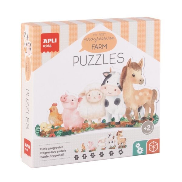APLI Kids Mano pirmoji dėlionė: Ūkio gyvūnai