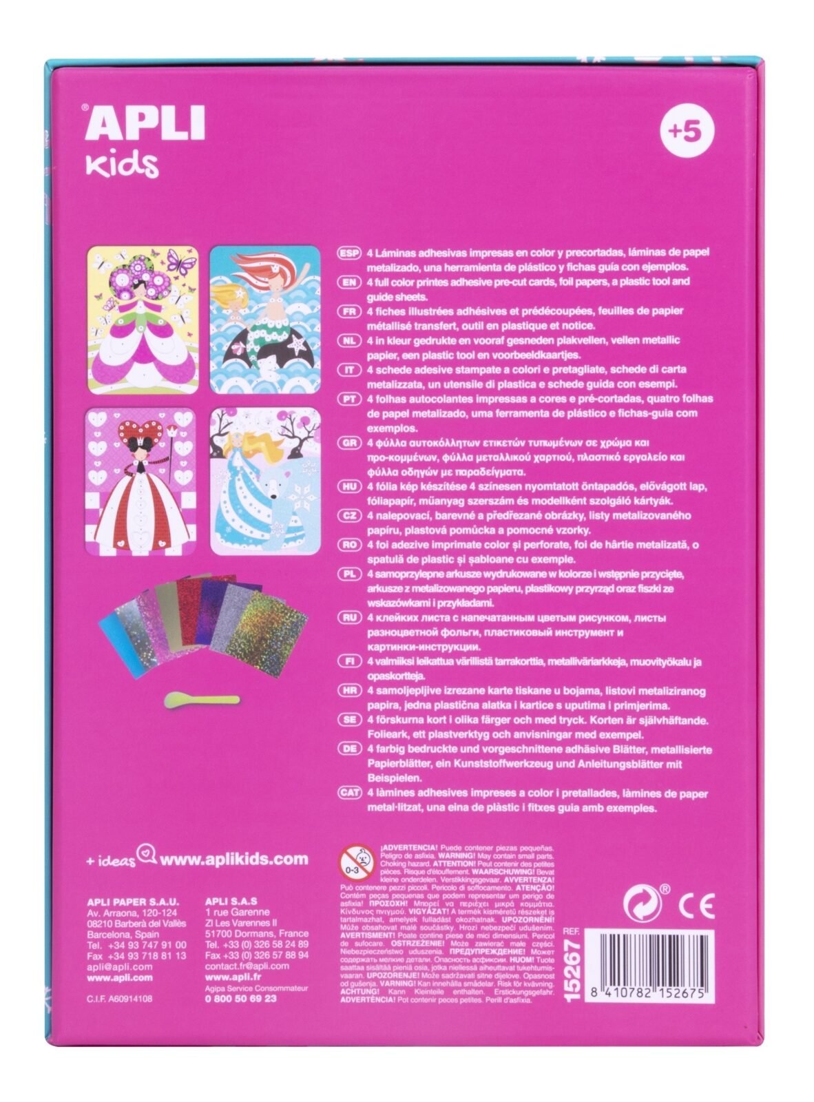 Apli Kids kūrybinis rinkinys „Princesės” - Image 4