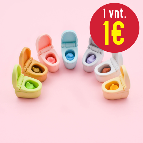 IWAKO trintukų-figūrėlių rinkinys "Unchi (POOP)", 10 vnt.