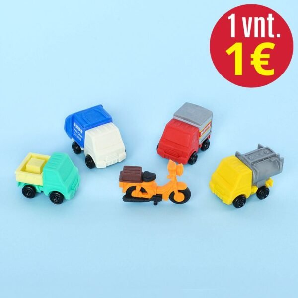IWAKO trintukų-figūrėlių rinkinys "Service Vehicles", 10 vnt.