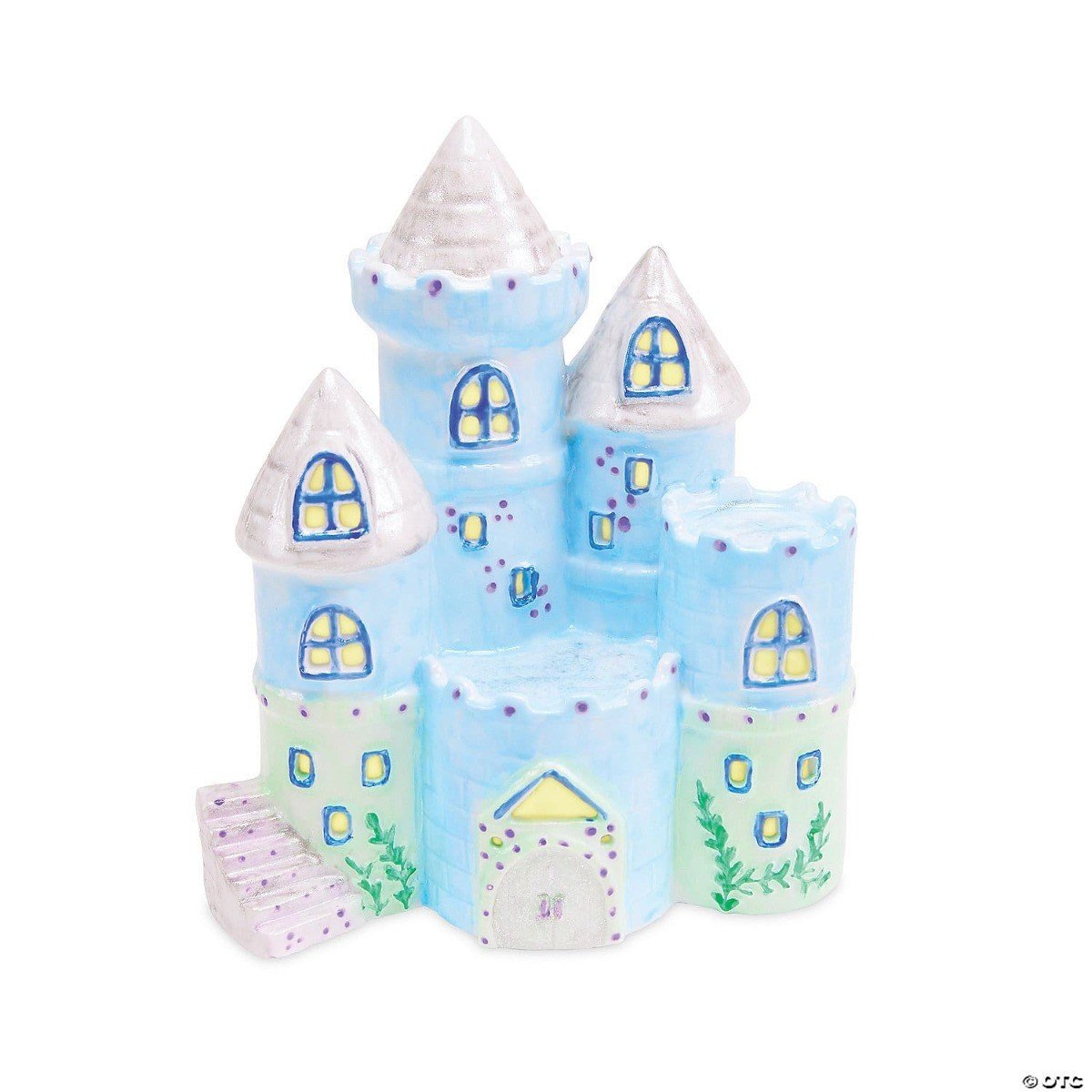 PAŽEISTA PAKUOTĖ: Kūrybinis rinkinys „Paint Your Own Porcelain Castle Light“ - Image 4